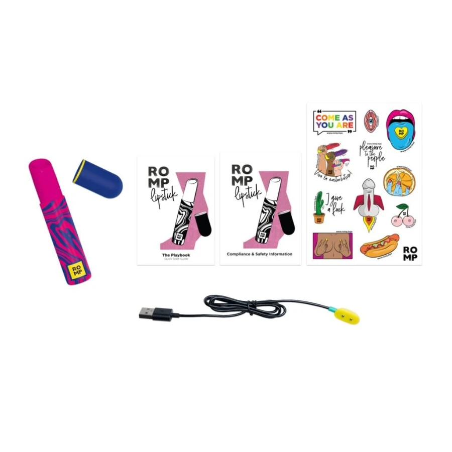 ROMP  KLITORALSTIMULIERENDER LIPPENSTIFT MIT 7 STUFEN